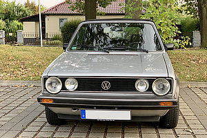 Oldtimer Golf 1 Cabrio - Erdbeerkörbchen - Bj. 1984