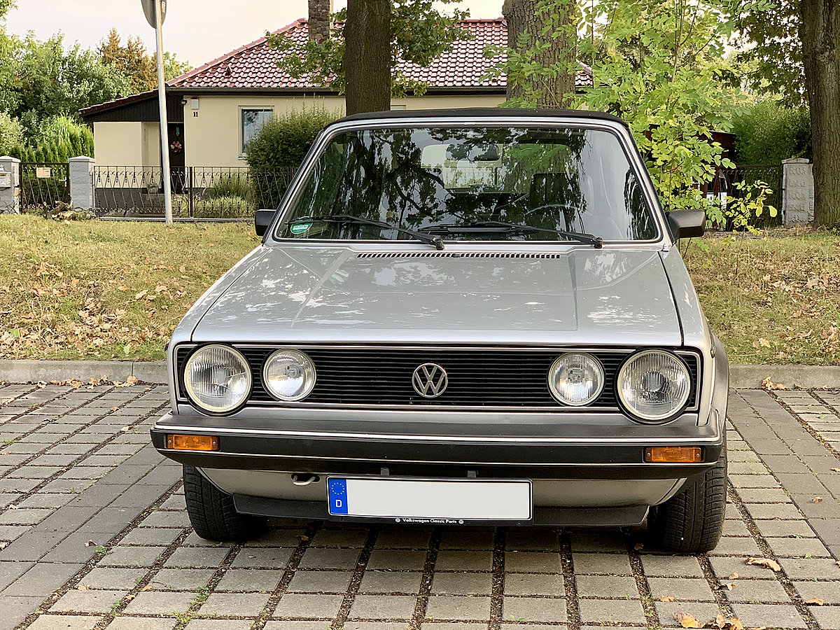 Oldtimer Golf 1 Cabrio - Erdbeerkörbchen - Bj. 1984