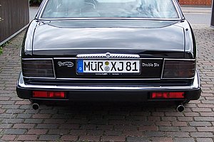 englisches Auto, Fast-Oldtimer, Jaguar XJ 81 Daimler Double Six