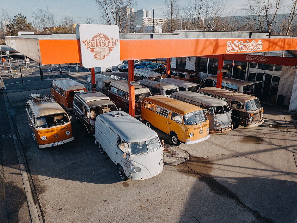 Stillgelegte Tankstelle
