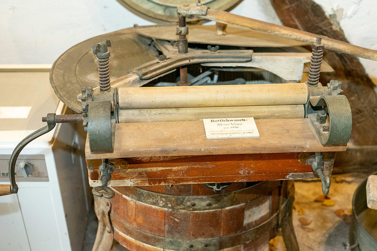 Bottichwaschmaschine um 1950