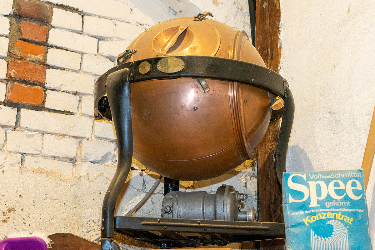 Waschmaschine aus Kupfer
