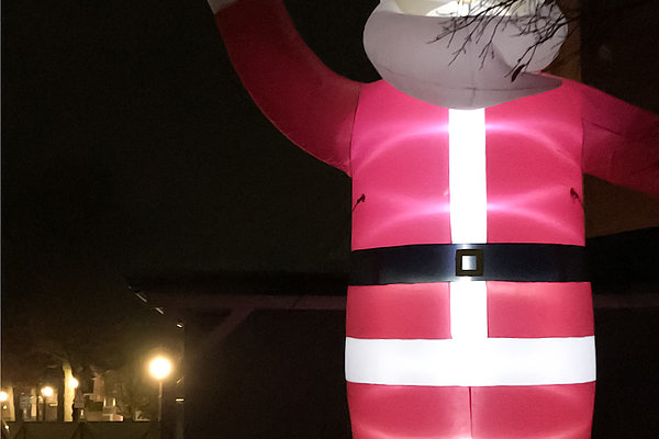 Riesen Weihnachtsmann