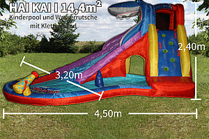 Wasserrutsche - Kinderpool mieten