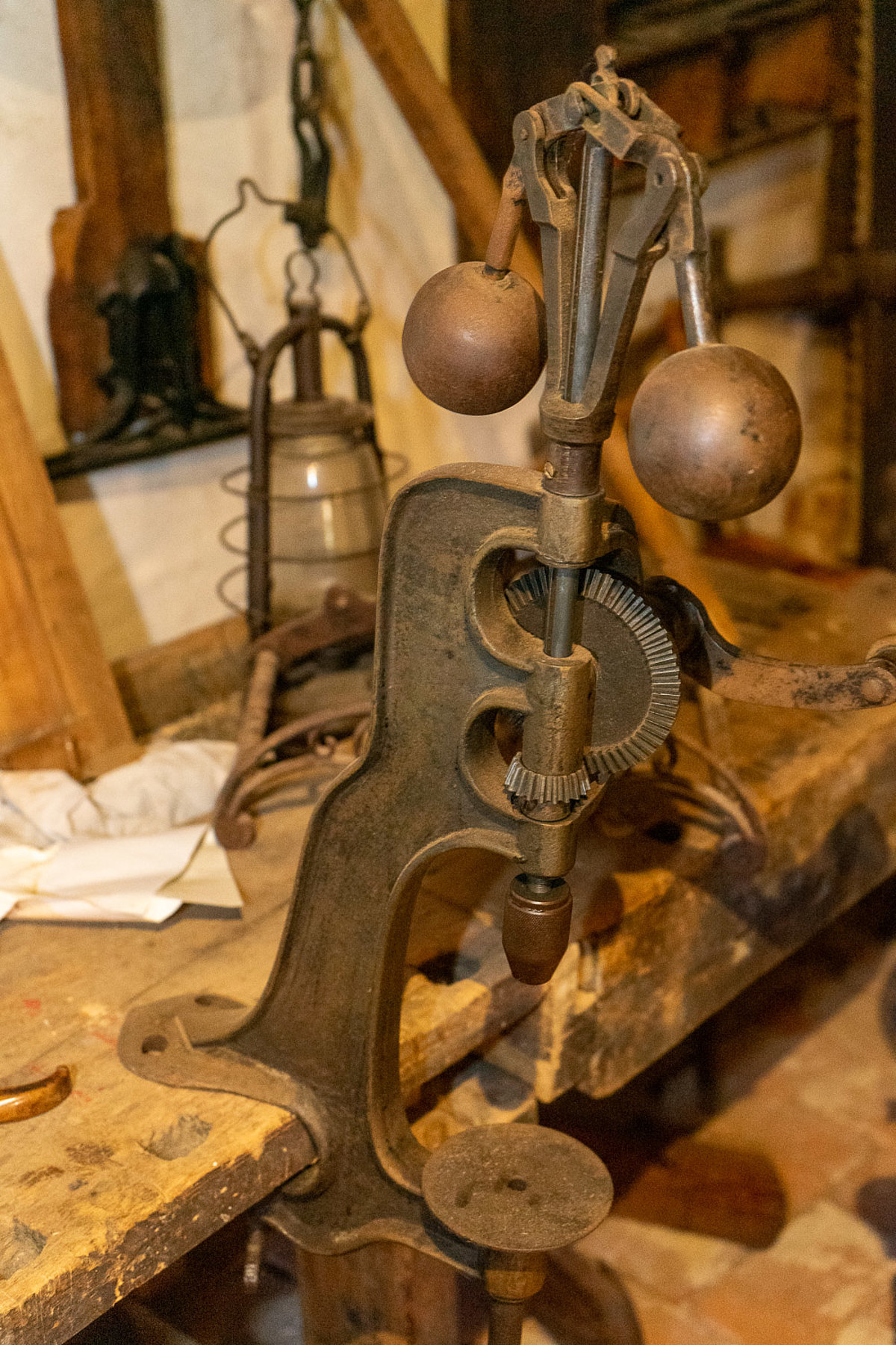 Fliehkraftbohrmaschine um 1860/70