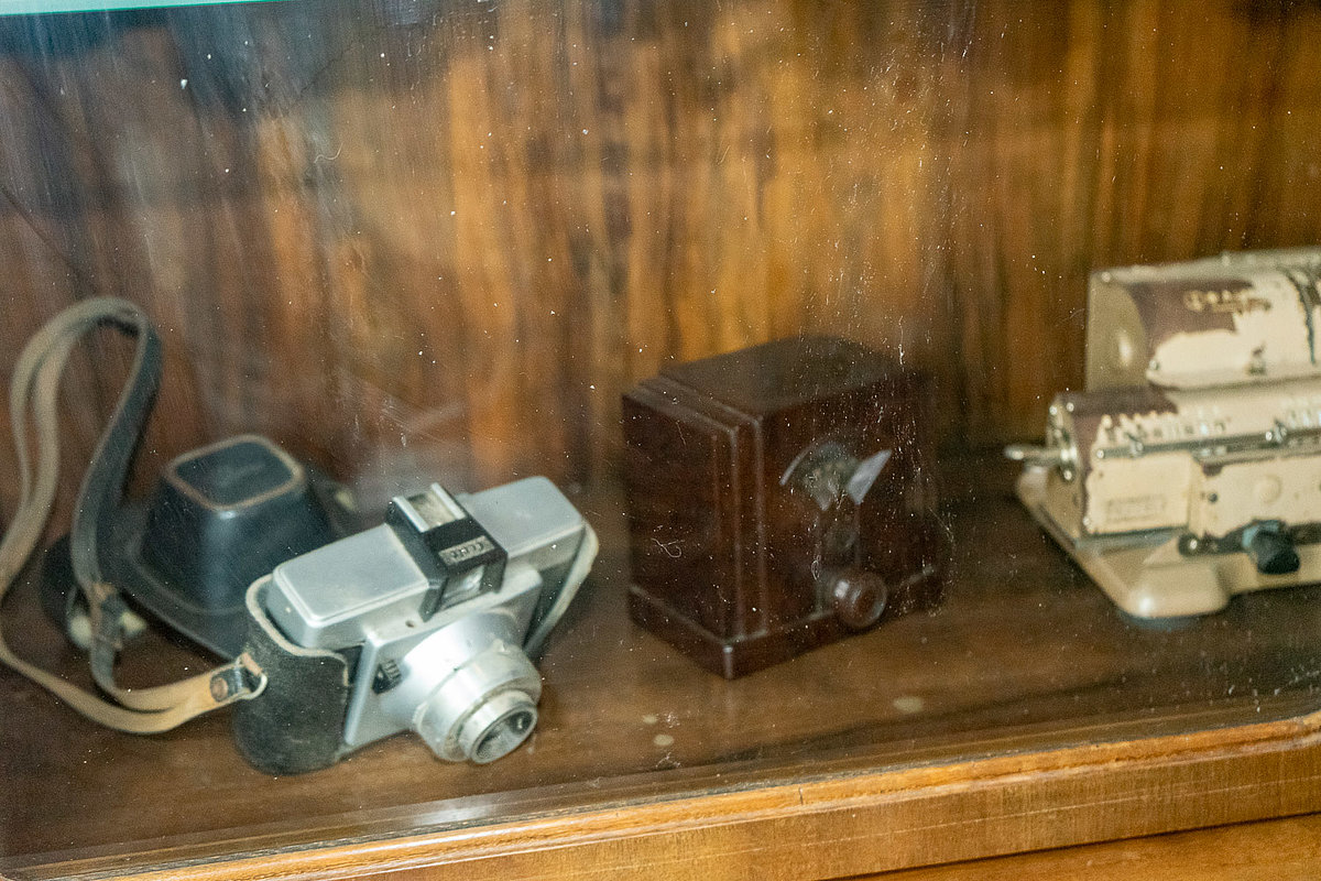 verschiedene historische Kameras