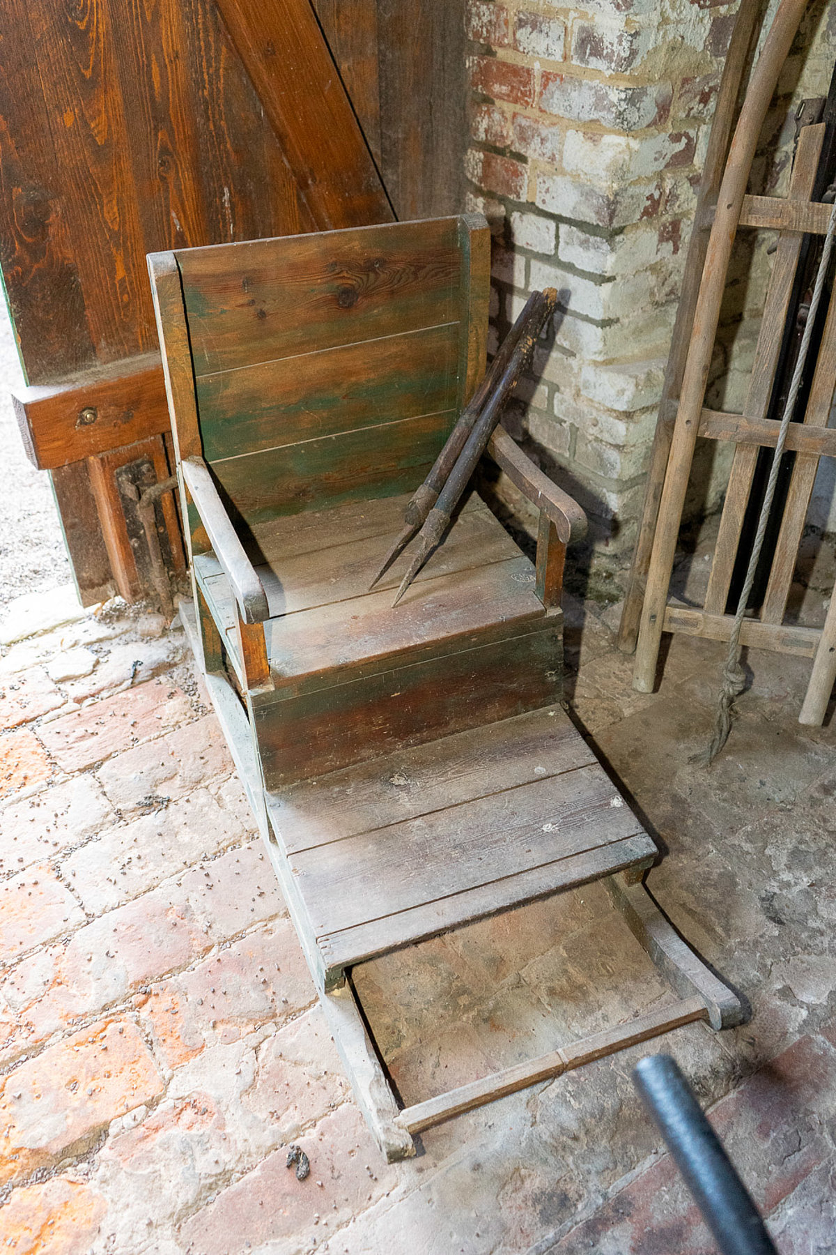 Eisschlitten um 1860 / 1870