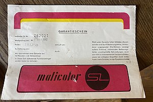 Malicolor SL DDR Dia-Projektor