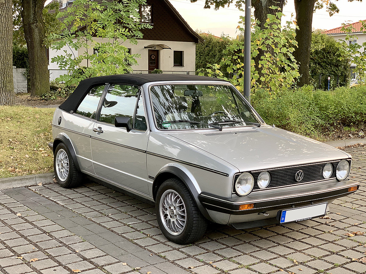 Oldtimer Golf 1 Cabrio - Erdbeerkörbchen - Bj. 1984