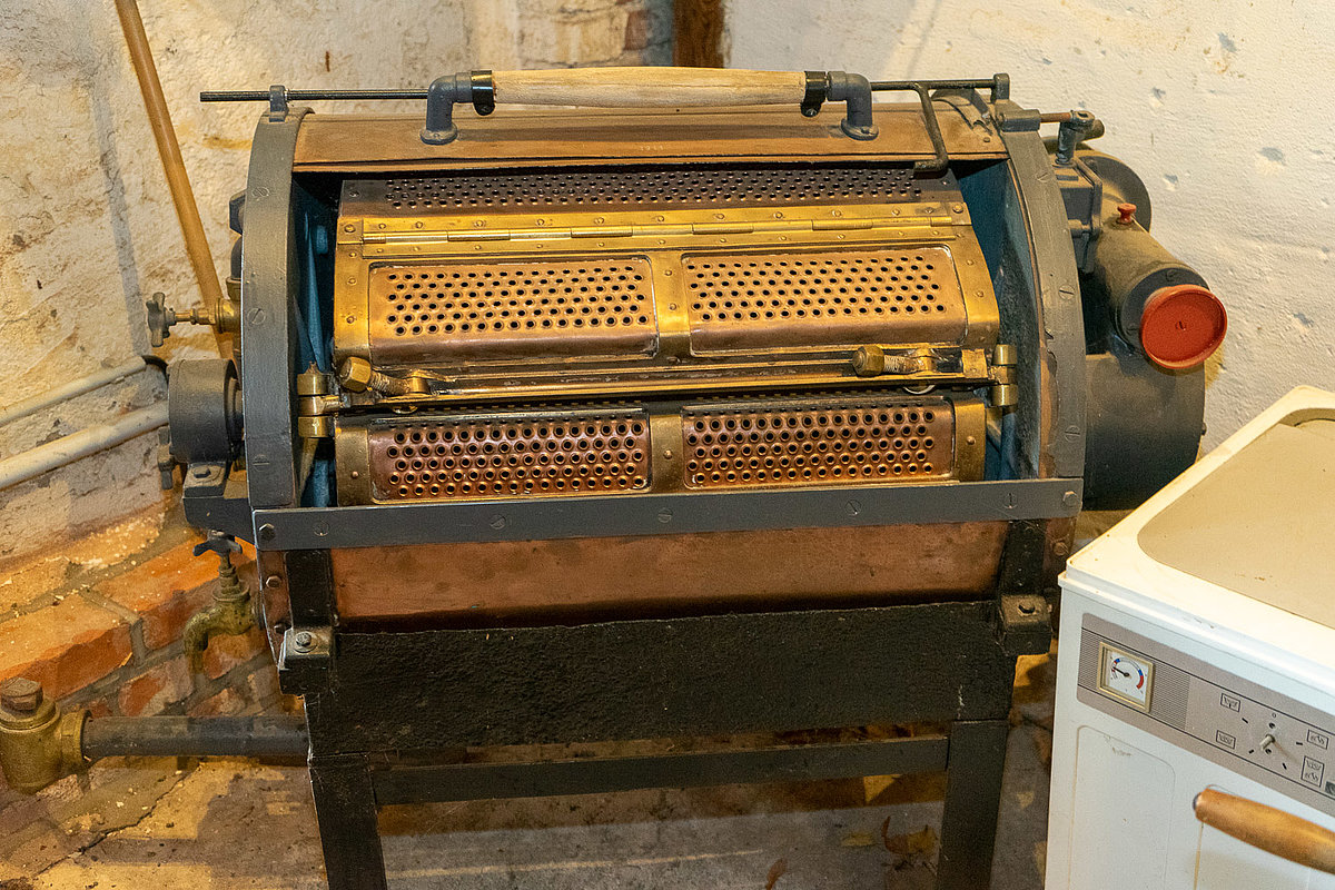 Industriewaschmaschine aus Kupfer circa 1920